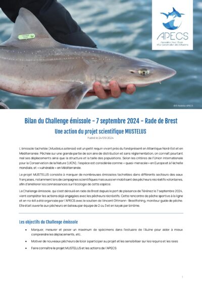 Bilan du Challenge émissole – 7 septembre 2024 – Rade de Brest
