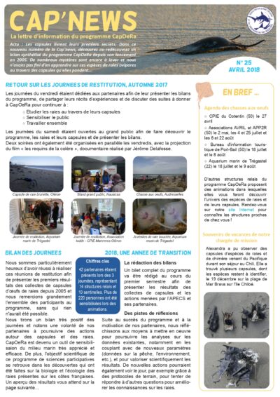 Cap&rsquo;news n°25