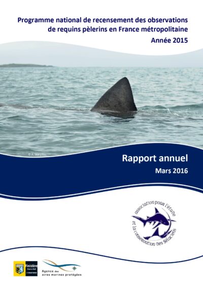 Bilan annuel 2015 du programme de recensement des observations de requins pèlerins