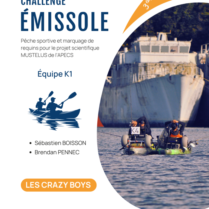 APECS 3ème édition du Challenge émissole – 29 août 2026. Annulation à cause des conditions météo