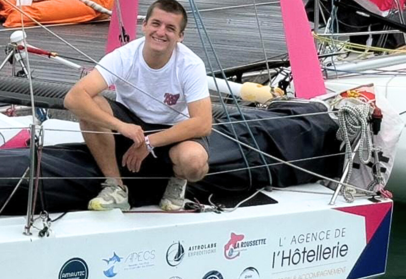 L&rsquo;APECS aux côtés de Léo Lafon pour la Mini Transat 2025