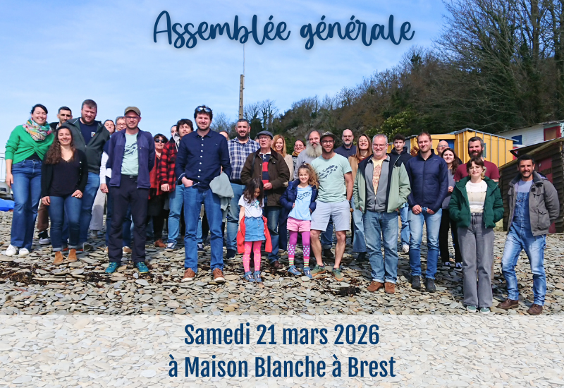 Assemblée Générale le samedi 21 mars à Brest et adhésion 2026